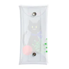 catdaylife.の猫の日暮らしのラッキーくん Clear Multipurpose Case