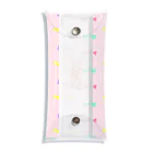 monpy shopの羊毛うさぎCANDY Clear Multipurpose Case