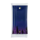 石丸沙織の濃紺と紫の星空 ほぼ全面版 Clear Multipurpose Case