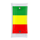 DRIPPEDのRASTAFARI LION FLAG-エチオピア帝国の国旗- Tシャツ Clear Multipurpose Case