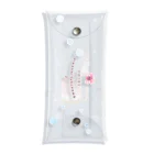 ERIMO–WORKSのSweets Lingerie clear multi case "Strawberry Mousse"  Clear Multipurpose Case