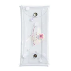 ERIMO–WORKSのSweets Lingerie clear multi case "Blueberry cheese cake"  Clear Multipurpose Case