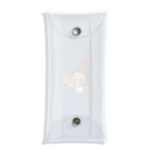 かょのこHANKOの花束ぴんきーりぼんちゃん Clear Multipurpose Case