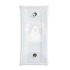 moco’s shopの白文鳥もこちゃん Clear Multipurpose Case