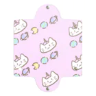 ゆにねこ惑星の🪐ゆにねこ🪐茶線×ピンク(髪色) Clear Multipurpose Case