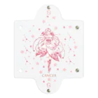 kazuyo online store【suzuri】　　　　　　　　　　　　　　　　　　　　　　　　　　　　　　　　　　　　　　　　　　　　　　　　　　　　　　　　　　　　　　　　のCancer【蟹座】 Clear Multipurpose Case