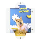 柴犬グッズ専門店 あられ堂の柴犬 HAPPY BIRTHDAY ～月と星編～ Clear Multipurpose Case