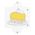 みにゆん　ねこのLovely puppy cake クリアマルチケース