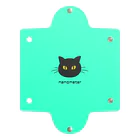 nanometerのnanometer『staring cat eyes』クリアマルチケース（緑） クリアマルチケース