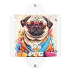 LEONのWe♥PUG　色彩（パグ大好き！） Clear Multipurpose Case