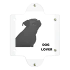 DOG LOVERのDOG LOVER（パグ） Clear Multipurpose Case