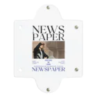 show.のNEWS PAPER Clear Multipurpose Case