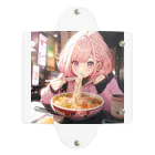 ぶーたんのラーメンをたべる女の子 Clear Multipurpose Case