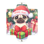 furebuhi　clubのXmas PUG クリアマルチケース