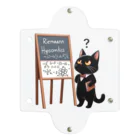 niko&PANDA shopのリーマン予想を解こうとしている猫の学者さん クリアマルチケース