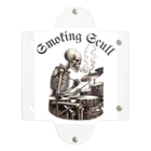Whatever Storeのsmoking　skull （ドラムバージョン） クリアマルチケース