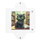 yoiyononakaの図書室の黒猫01 Clear Multipurpose Case