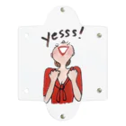 アンティークZeeeのYES! ポジティブWoman Clear Multipurpose Case