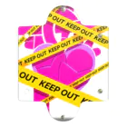 ちてきなくいしんぼうのKEEEP HEART OUT Clear Multipurpose Case