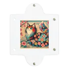 chaochao0701の浮世絵風　カラフル猫「Ukiyo-e-style Colorful Cat」「浮世绘风格的多彩猫」 クリアマルチケース