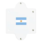 お絵かき屋さんのアルゼンチンの国旗 クリアマルチケース