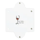 inuhakawaiiのSave Water, Drink Wine Clear Multipurpose Case