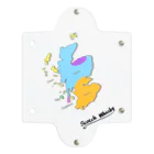 MedusasのScotch Whisky‘s  map (カラーver） Clear Multipurpose Case