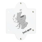 MedusasのScotch Whisky‘s  map (モノクロver) Clear Multipurpose Case