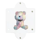 💜Salon de Lucia💜のPeek-a-boo Teddy rainbow Clear Multipurpose Case