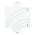 さかたようこ / サメ画家のサメの曲線 Turquoise ターコイズ Clear Multipurpose Case