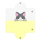 かわいいもののおみせ　いそぎんちゃくのひょっこりハチワレ猫　黄色 Clear Multipurpose Case