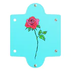 ETTAのpaper rose クリアマルチケース