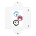 あめぺるのねこ+ねこ+ねこ Clear Multipurpose Case