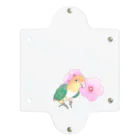 まめるりはことりのお花とシロハラインコちゃん【まめるりはことり】 Clear Multipurpose Case