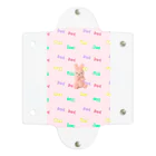 monpy shopの羊毛うさぎCANDY Clear Multipurpose Case