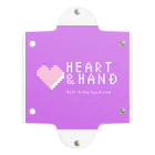 ハート&ハンドのHeart & Hand のパープルオリジナルアイテム クリアマルチケース