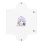 本調子の102号室(春) 女の子とねことチューリップ Clear Multipurpose Case