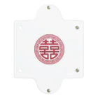 中華呪術堂（チャイナマジックホール）の丸双喜紋(喜喜) 투명 동전 지갑
