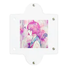 mooの水彩少女 Clear Multipurpose Case