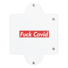 City FashionのFuck Covid-19 투명 동전 지갑