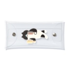 SUIMINグッズのお店のミルクアイスをまじめに運ぶねこ Clear Multipurpose Case