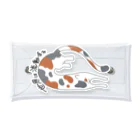 生存しよ！の流動体ねこ 三毛猫 Clear Multipurpose Case