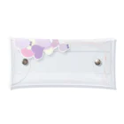 hanaの推し活ショップのbig purple balloons Clear Multipurpose Case