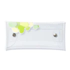 hanaの推し活ショップのbig lightgreen balloons Clear Multipurpose Case