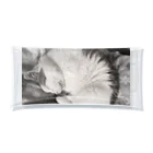 KAZU SHOPの可愛い猫のお昼寝　癒し Clear Multipurpose Case