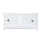 おもしろ就活応援グッズ ファのおみせのWATASHI WA WATASHI WHITE Clear Multipurpose Case