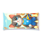 【volleyball online】の猫好きのみなさん必見！愛らしい猫のバレーボールグッズ Clear Multipurpose Case