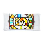 alphabet stained glassのstained glass S クリアマルチケース