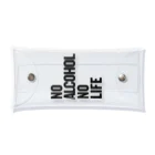 おもしろいTシャツ屋さんのNO ALCOHOL NO LIFE ノーアルコールノーライフ Clear Multipurpose Case