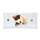 Cute Animalsのモノクロ猫 Clear Multipurpose Case